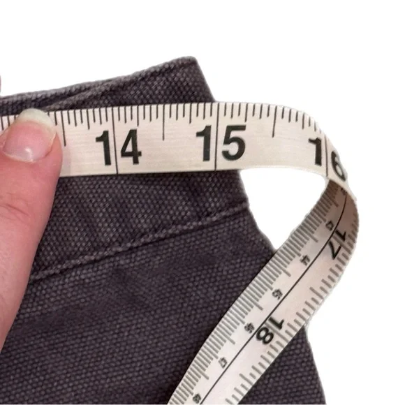 Vintage Patagonia Denim Shorts 8" Inseam Purple Utility Outdoor RareWomen's 12 - Picture 8 of 8